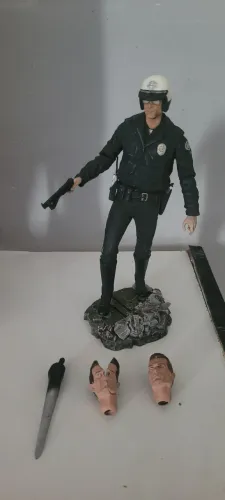 Boneco robô T1000 original Neca exterminador do futuro action figure terminator