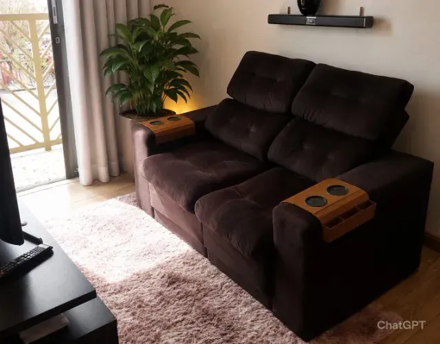 Sofá Reclinável 2 Lugares Super Confortável - Excelente Estado
