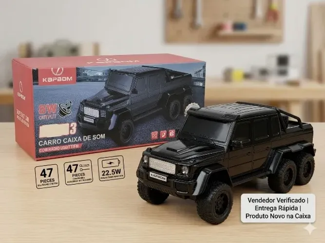 CARRO CAIXA DE SOM PICK UP