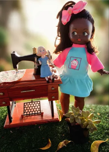 Boneca antiga ternurinha negra rara