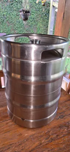 Barril cerveja 50L Agavic INOX com sifão destravado padrão S