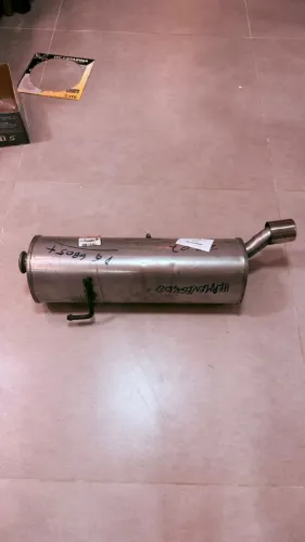 Escapamento Silencioso Traseiro Peugeot 206 / 207 - Novo c/ Ponteira Cromada