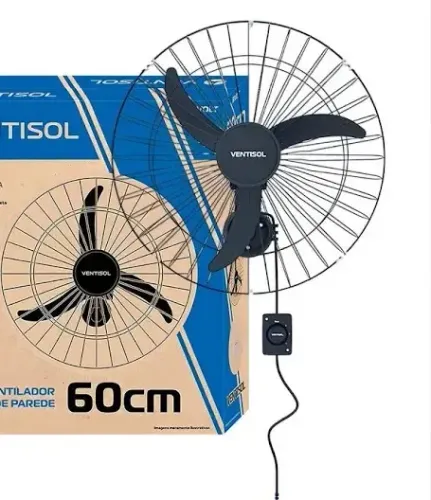 Ventilador new 60cm parede