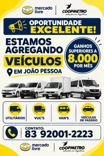 Entregas para o mercado livre