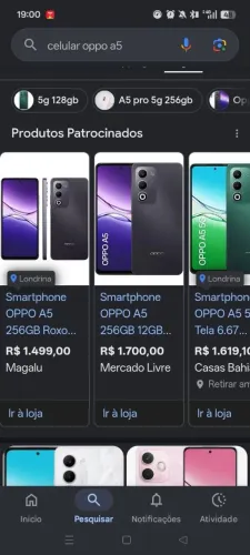 Celular usado Oppo A5 4G