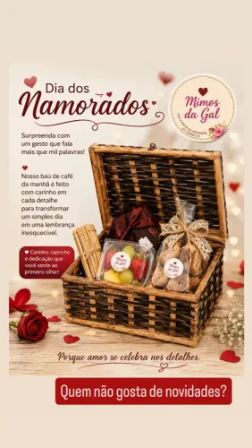 Cestas de café da manhã no Baú