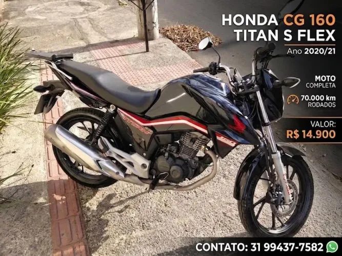 Titan 160 completa pneus novos