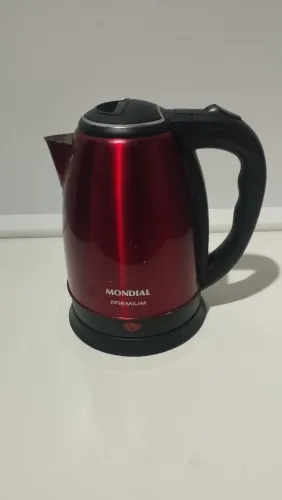 Chaleira Elétrica Mundial Vermelha 127V R$:80 Reais 