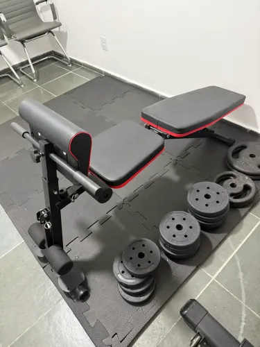 Banco de musculação e academia inclinável até 400 kg