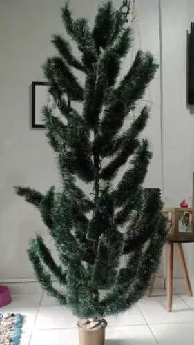 ARVORE ÁRVORE DE NATAL CACTUS LUXO 150CM VERDE NEVE