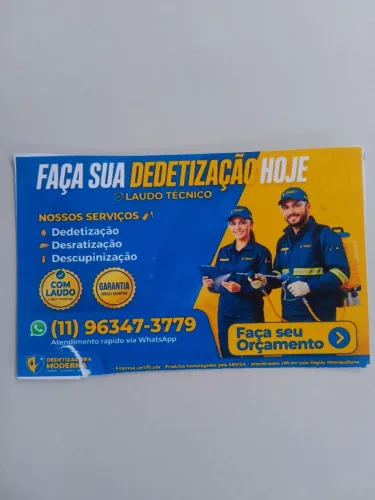Detetizacão creches consultórios clinicas comércios apto s