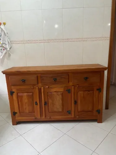 OPORTUNIDADE ? VENDA RÁPIDA - BUFFET APARADOR / BALCÃO PEROBA ROSA