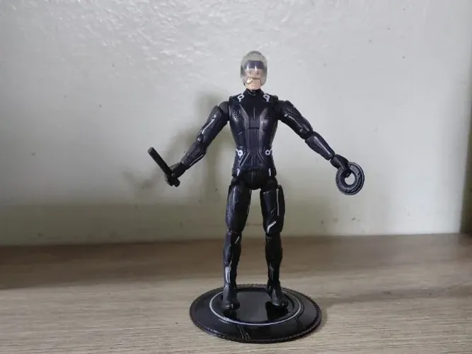 Boneco Tron Legacy Legado Sam Flynn C/luz 10cm Spin Master Completo (LER DESCRIÇÃO)