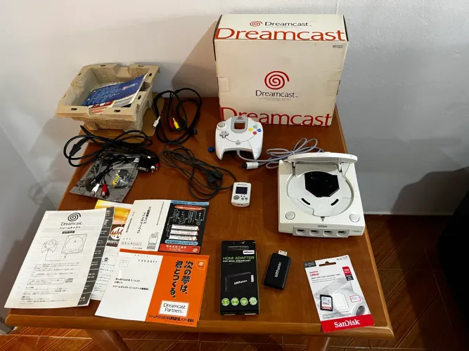 Dreamcast com GDEMU+Mods Colecionador