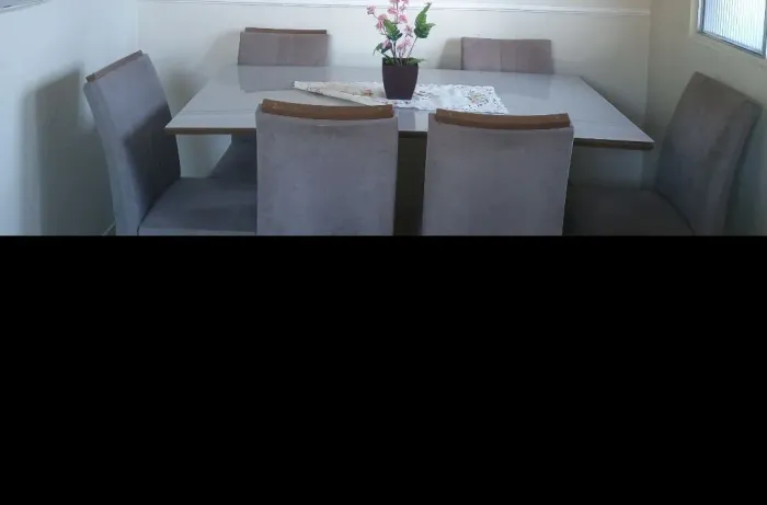 Tampo de mesa 6 cadeiras