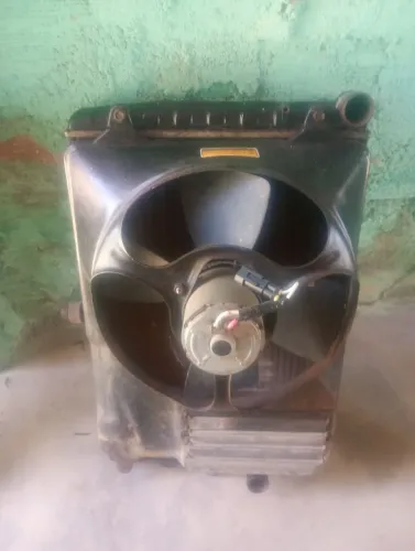 Radiador + a ventoinha do gol g3 1.0 16v completo