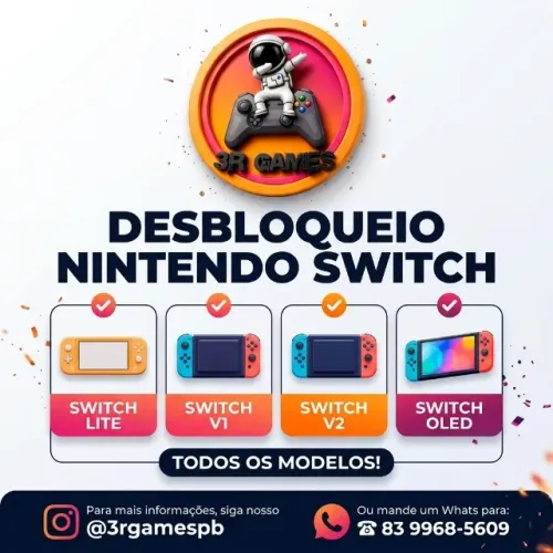 Oled Switch V2 e V1 lite