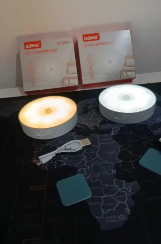 Mini led de parede com imã e sensor de presença/ OFERTA IMPERDÍVEL