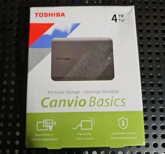 Hd Externo Toshiba Canvio Basics 4tb Preto