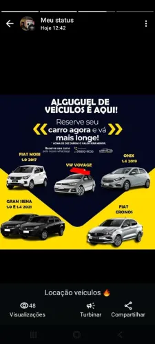  locação veículos X frete mudança 