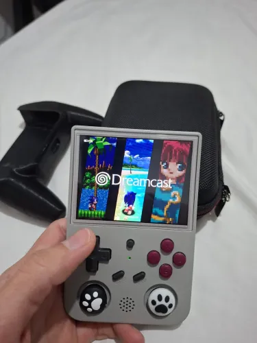 Anbernic RG353VS + Case + Grip + micro SD 64gb