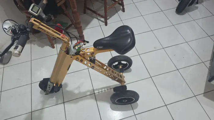 Patinete elétrico 3 rodas alumínio dobrável