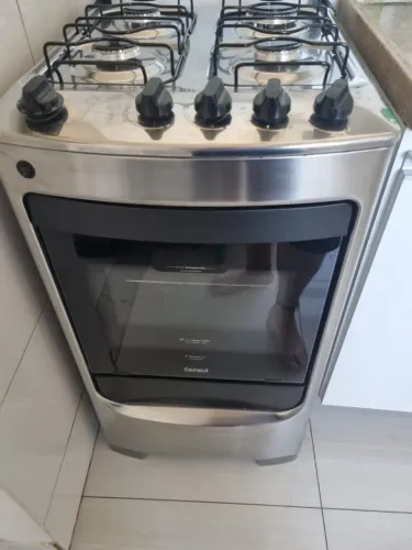 Fogão Consul Inox 4 bocas usado - Em excelente estado