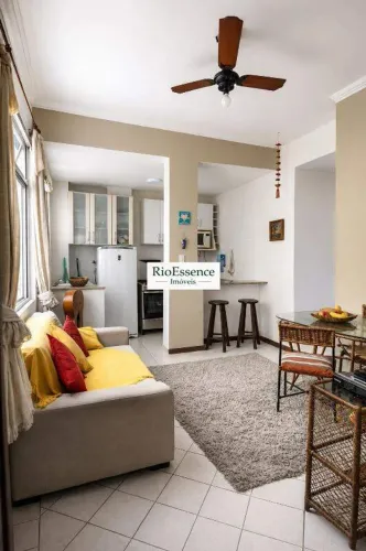 Apartamento Mobiliado de Fundo em Copacabana (RJ) 1 Quarto | Venda