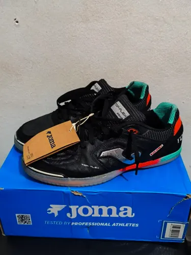 chuteira futsal joma top flex - n40