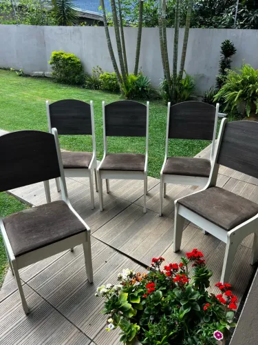 Conjunto cadeiras cozinha