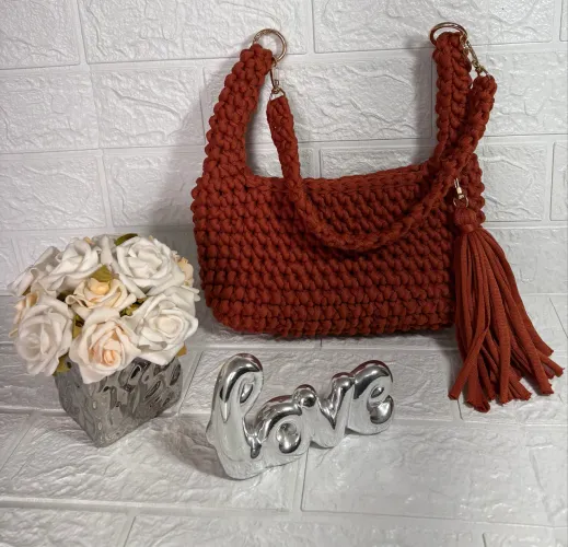 Bolsa em crochê