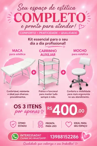 Trio funcional para estética