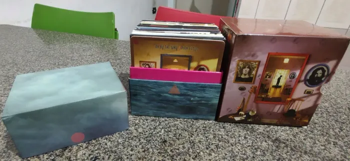 Caixa de box com 16 cds set pink Floyd Oh,By ,the way way