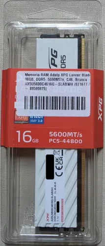 [NOVO] Memória RAM DDR5 16GB (1x16GB) Adata XPG Lancer Blade 5600MHz CL46
