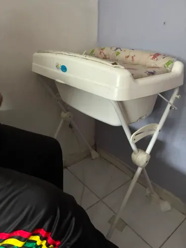 Banheira com trocador