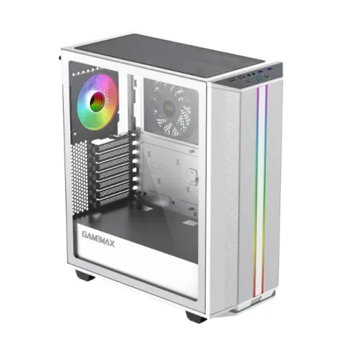 Gabinete Gamer Branco Gamemax Precision White COC (E-ATX)