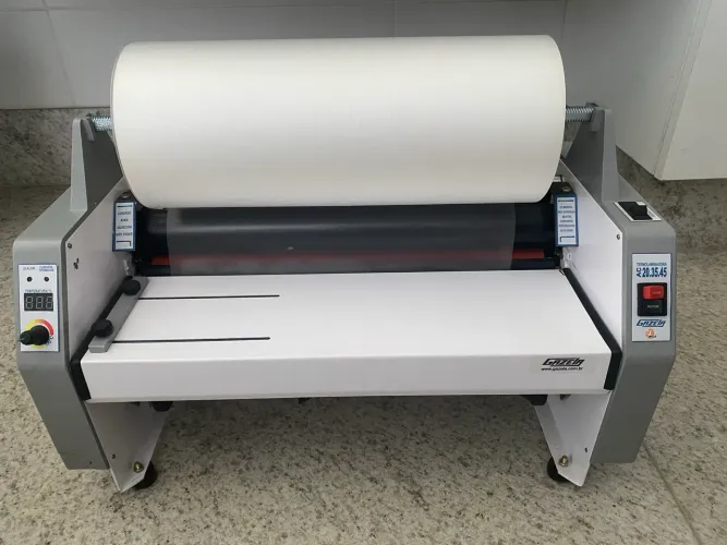 Termolaminadora Gazela AC 20.35.45 Bivolt + Rolo de Bopp