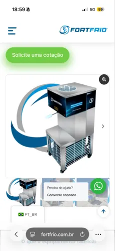 MÁQUINA DE SORVETE DE MASSA