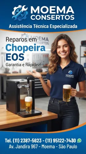 EOS - Assistência Técnica de Chopeira - (11)2387-5623 - Moema