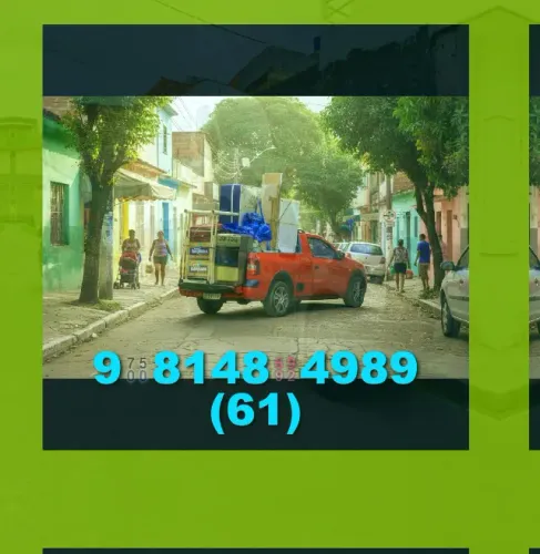 Frete~[\*+cargas}{ em carro aberto atendo toda a região com melhor preço