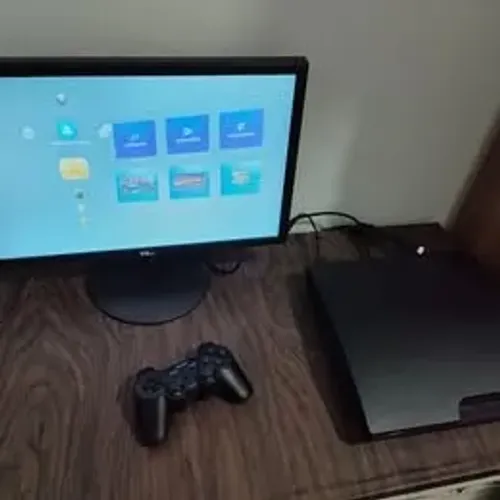 PS3 slim 500gb CFW + Monitor 19 + 30 mil jogos gratis