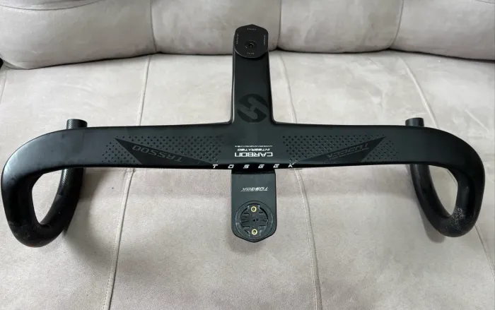 Guidão Integrado Carbono Toseek
