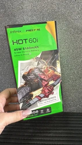 INFINIX HOT 60i SILVER 8/256GB 4G