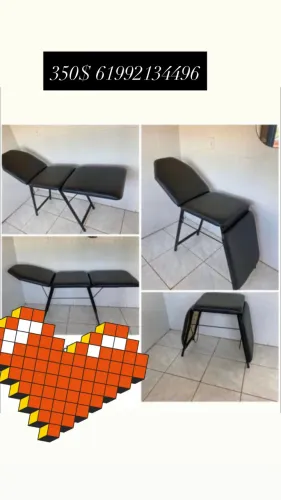 Vendo mocho , maca, carrinho pra estética 