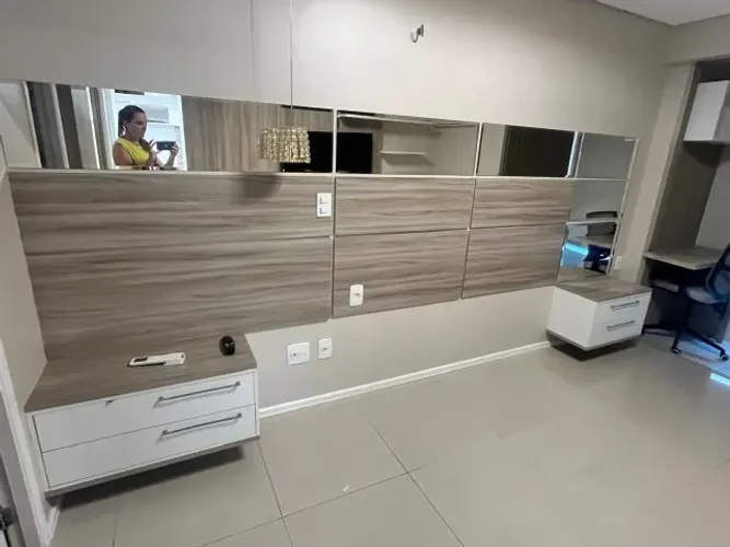 criado mudo + painel