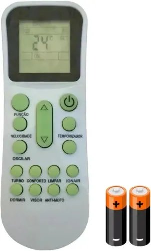 Controle Remoto Ar Condicionado Agratto ICS18QFR4 / Elgin YKR-K/001E