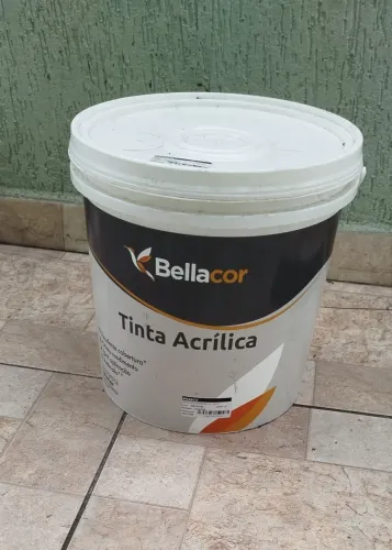 Tinta Acrílica Bellacor Branca 15 Litros - Excelente Cobertura e Rendimento