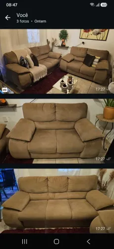 Sofá 3 e 2 lugares