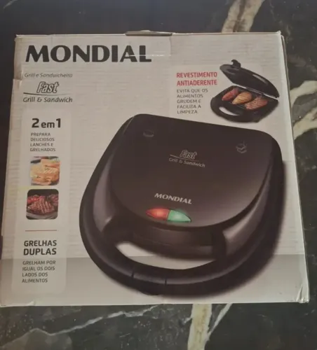 Sanduícheira mondial fast grill