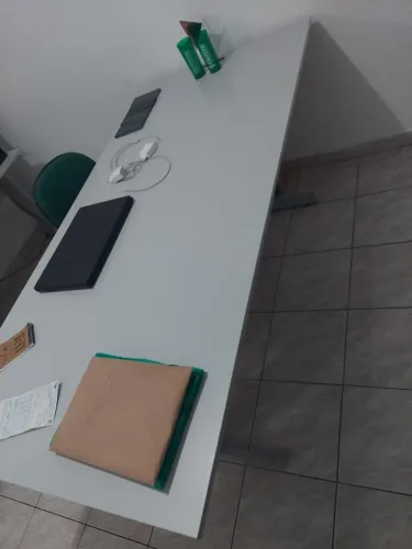 Mesa de Reunião Retangular 1,80 Linha One Preta